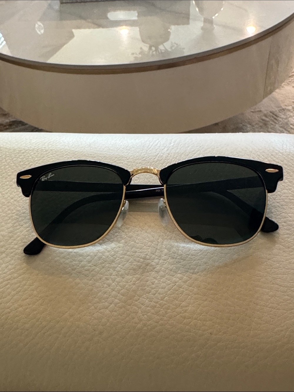 Ray-Ban Black & Gold Sunglasses